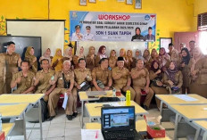 Siapkan Soal SAS SD, Dilaksanakan Workshop di Kecamatan Suak Tapeh