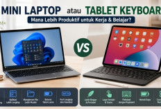 Mini Laptop atau Tablet Keyboard? Ini Perbandingan untuk Kerja dan Kuliah