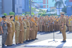 Pimpin Apel Senin, Sekda Sumsel Tekankan Efisiensi dan Disiplin ASN