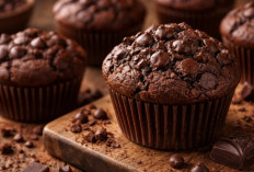 Resep Mudah Membuat Muffin Coklat Anti Gagal, Lembut dan Mengembang Sempurna