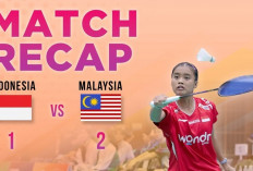 Hasil BAJC 2026: Indonesia Takluk 1-2 dari Malaysia