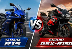 Yamaha R15 vs Suzuki GSX-R150: Duel Motor Sport 150 CC, Mana yang Lebih Kencang dan Worth It Dibeli?