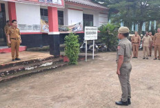 Apel Pagi Kecamatan Sembawa, Camat Erman Taufik Tegaskan Disiplin dan Semangat Pelayanan