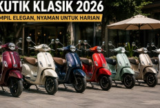 7 Motor Skutik Retro Terbaik 2026, Nyaman Dipakai Kerja hingga Touring Santai