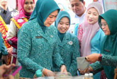 Ketua TP PKK Sumsel Resmikan Sekretariat TP PKK dan Pantau Pelaksanaan 10 Program Pokok PKK di Banyuasin