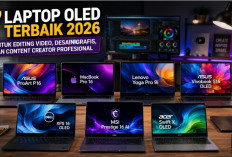 7 Laptop OLED Terbaik 2026 untuk Editing Video, Desain Grafis, dan Content Creator Profesional