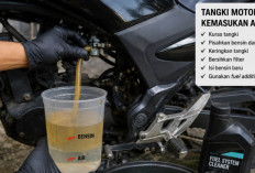 Tangki Motor Kemasukan Air? Jangan Panik! Begini Cara Mengatasinya Sendiri Tanpa Harus ke Bengkel