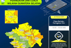 Malam Ini Banyuasin Berpotensi Hujan Lebat, Warga Diminta Waspada