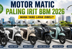 Rekomendasi Motor Matic Paling Irit 2026, Mana yang Paling Layak Dibeli?