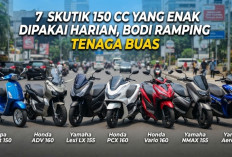 Bodi Ramping, Tenaga Buas! 7 Skutik 150 cc yang Enak Dipakai Harian