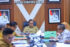 Sekda Sumsel Pimpin Rapat Bahas Usulan Kenaikan Hibah Parpol 2027