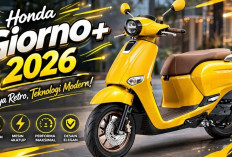 Honda Giorno+ 2026 Siap Ramaikan Pasar Skutik, Mesin 4 Katup Jadi Andalan