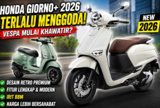 Vespa Mulai Was-Was? Honda Giorno+ 2026 Hadir dengan Fitur Mewah, Irit BBM, dan Harga yang Sulit Ditolak!