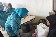 Bagikan Sembako, Feby Deru Berbagi Kebahagiaan dengan Warga Talang Kepuh