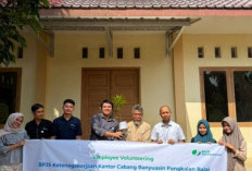 BPJS Ketenagakerjaan Banyuasin Gelar Aksi Tanam Pohon di Masjid Asma’ Binti Abi Bakar