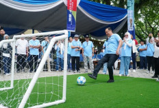 Wagub Sumsel Hadiri Kick Off Piala Dunia 2026 Sumsel, Ajak Masyarakat Nobar Hingga Pelosok