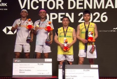 Hajar Ganda Malaysia Dua Gim, Fajar/Fikri Juara Denmark Open 2026