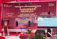 Nasabah Antusias, Bank Sumsel Babel Pangkalan Balai Undi Grand Prize Tabungan Pesirah