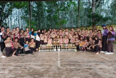 Tim Pramuka SDN 19 Betung Juara Umum Putra dan Putri Pada HUT SMPN 1 Betung