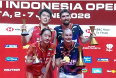 Christiansen/Bøje Juara Indonesia Open 2026 Usai Taklukkan Pasangan China dalam Laga Dramatis