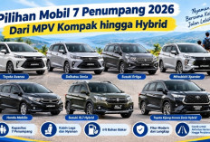 Pilihan Mobil 7 Penumpang 2026, Dari MPV Kompak hingga Hybrid