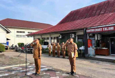 Sekcam Talang Kelapa Tekankan Disiplin ASN dalam Apel Mingguan Kecamatan