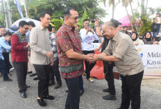 Sekda Sumsel Hadiri Tradisi Midang Morge Siwe di Kayuagung