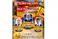 Hasil TKA Tiga Murid Raih Skor Tertinggi di SMPN 1 Banyuasin III dari Mapel Bahasa Indonesia
