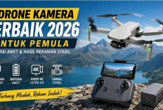 7 Drone Kamera Terbaik 2026 untuk Pemula, Baterai Awet dan Hasil Rekaman Stabil