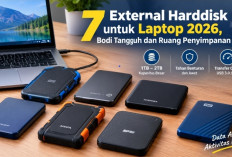 7 External Harddisk untuk Laptop 2026, Bodi Tangguh dan Ruang Penyimpanan Lega
