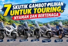 7 Skutik Gambot Pilihan untuk Touring, Nyaman dan Bertenaga