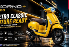 Tampil Elegan dan Berkelas, Honda Giorno+ 2026 Hadir dengan Fitur Canggih serta BBM Irit