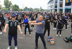 Wagub Sumsel Cik Ujang Ajak Warga Lubuklinggau Terapkan Pola Hidup Sehat Lewat Senam Bersama