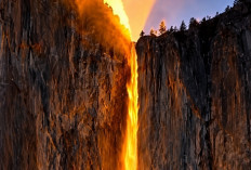 Air Terjun Horsetail dan Fenomena Firefall, Ilusi Alam Spektakuler yang Ditunggu Wisatawan Dunia