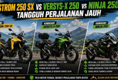V-Strom 250 SX vs Versys-X 250 vs Ninja 250, Mana Jagoan Touring?
