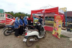 Warga SMAN 1 Betung dapat Pelayanan Service Gratis dari Honda