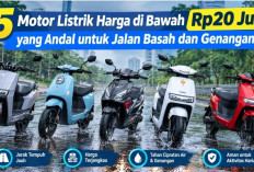 5 Motor Listrik Harga di Bawah Rp20 Juta yang Andal untuk Jalan Basah dan Genangan
