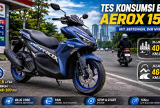 Tes Konsumsi BBM Aerox 155 di Dalam Kota dan Jalan Raya, Seirit Apa Skutik Sport Yamaha Ini?