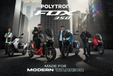 Polytron Fox 350: Motor Listrik Futuristik yang Siap Taklukkan Jalanan Kota