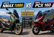 Adu Nyaman Yamaha NMAX Turbo vs Honda PCX 160, Pilihan Ideal untuk Touring Lintas Provinsi