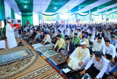 Salat Idul Adha di Griya Agung, Herman Deru Paparkan Capaian Pembangunan dan Ajak Jaga Kerukunan