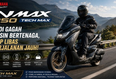 Bodi Gagah dan Mesin Bertenaga, Yamaha NMAX 250 Tech Max Siap Libas Perjalanan Jauh